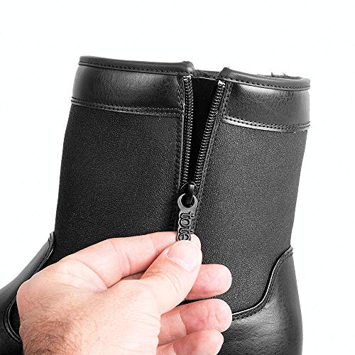 image for totes Men's Black Waterproof Stadium Boots - Size 12W, mens