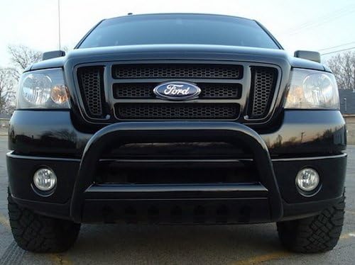 MaxMate Premium Black Bull Bar Bumper Brush Guard with Skid Plate with Skid Plate Fits 2011-2017 Ford Explorer