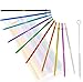 California Straw Rainbow Colored Replacement Acrylic Straw Set of 10, for 16oz Tumblers