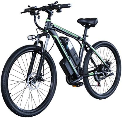 KEANTY 26" Electric Mountain Bike, Shimano 21-Speed E-Bike with Removable 36V Large Capacity Lithium Battery and 350W Brushless Motor