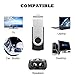 FEBNISCTE Flash Drive 1GB Memory Stick Bulk Pack of 10 Thumb Drives USB 2.0, Portable Jump Drive 1 GB Swivel Zip Drive Data Storage U Disk, Multipack Black Swivel Pen Drive with Led Indicator