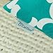 CaliTime Pack of 2 Soft Canvas Throw Pillow Covers Cases for Couch Sofa Home Decor Modern Quatrefoil Accent Geometric 18 X 18 Inches Teal
