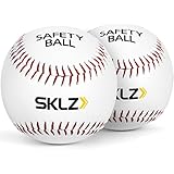 SKLZ Soft Cushioned Safety Baseballs, 2 Pack, White Pearl