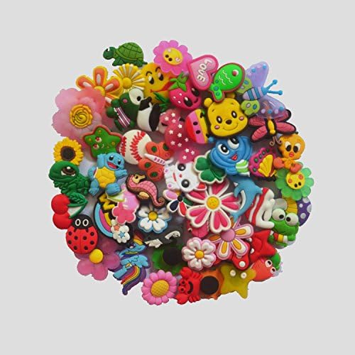 Wrist Bracelet 50pcs Shoe Charms for Jibbitz Croc Band Party Gifts Gifts (50pcs shoe charms)