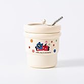 Fajarshine Stainless Steel Coffee Travel Mug with Lid, Reusable Double Walled Coffee Tumbler for Iced and Hot Drinks 15oz