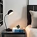 Pakfung LED Desk Lamp 7W Gooseneck Reading Lamp for Bedside, Studio, Cafe, Living Room - Warm White