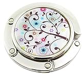 AM CLOTHES Multi Pattern Foldable Purse Handbag Hook Hangers One Size