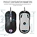 Gaming Mouse,USB Wired Ergonomic Optical Gaming Mice with 4000 DPI Sensor, 5 Adjustable Levels,6 Buttons and Multi-Color LED backlights for Laptop,PC, Desktop, MacBook,Chromebook,Notebook