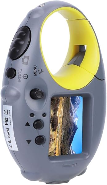 Boumcat Childrens camera childrens digital camera childrens 12MP high  definition 1080P video recorder anti  drop childrens camera birthday toy gift with soft silicone sleeve