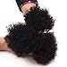 Veravicky Unprocessed Virgin Afro Kinky Curly Hair Extensions for Black Women Natural Color (10