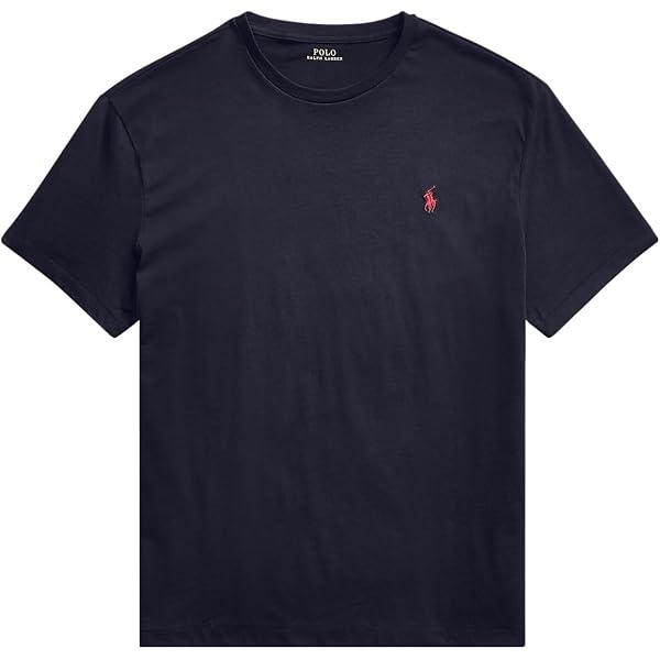 POLO RALPH LAUREN Men's Big Pony Crew Neck T-Shirt (M, Black