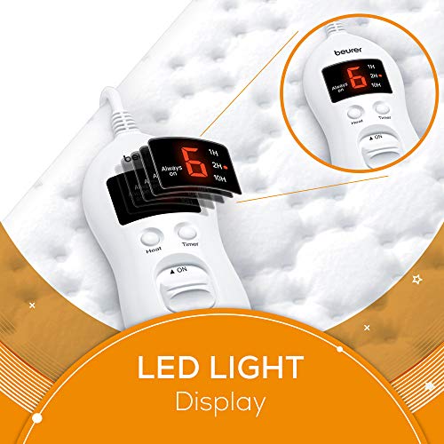 Beurer UWB55 Heated Underblanket Perfect for Person Ultra Soft Fleece