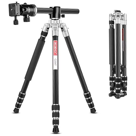 Beschoi C254T Trípode Cámara Réflex con Rótula de Bola Placa ...