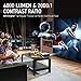 AZEUS RD-822 Video Projector, 4000 Lumen 1920×1080 Supported with Built-in HiFi Sound Speaker, Compatible with PS4, HDMI, VGA, USB, Laptop, Phone, TV Box, Mini Portable HDMI Projector [2019 Model]thumb 2