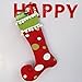 AMA(TM) Christmas Tree Hanging Boots Socks Decor Santa Festival Party Ornaments (red)