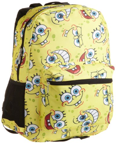 Nickelodeon Big Girls'  SpongeBob Allover Print Backpack