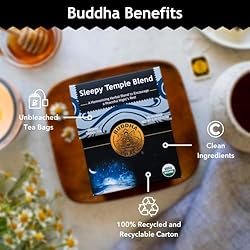 Buddha Teas - Sleepy Temple Blend - Organic Herbal