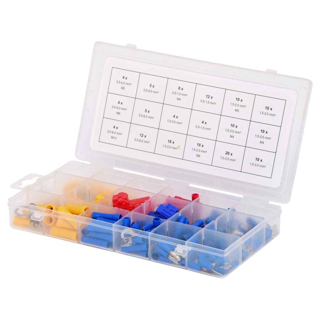 KS Tools 970.0290 Crimp Connectors Assortment, Wiring Connectors, 160 pcs