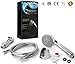 Aquality Handheld Shower Head High Pressure With Powerful Multi-Functions Spray 3.1” Including Long Flexible Hose-Adjustable Bracket And Extra Mount Holder-Chrome