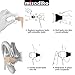 misodiko M550 Memory Foam Earbuds Tips Replacement for Jaybird X4 X3 X2, BlueBuds X, Freedom F5 in-Ear Earphones Eartips (3-Pairs, Large)