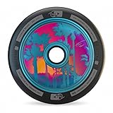 Lucky TFox Signature Hollow Core Scooter Wheel (1-Count), Blue, 110MM - Single Wheel