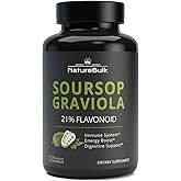 Graviola Capsules Pure Leaf Extract, 100% Natural, Pure 600mg per Serving, Daily Support for Immune, Digestive - 4 Months Supply