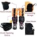 TRIWONDER Fleece-Lined Snow Leg Gaiters Waterproof Boot Gators Hiking Gaiters for Kids Men Women Lightweight Walking Climbing Hunting Cycling Leggings Cover (Blue&Black - Little Kid)