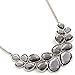 D EXCEED Womens Fashion Statement Necklace Bib Teardrop Bubble Stone Necklace Party Jewelry for Ladies 18
