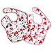 Bumkins Disney Minnie Mouse SuperBib, Baby Bib, Waterproof, Washable, Stain and Odor Resistant, 6-24 Months (Pack of 2) - Classic/Icon primary