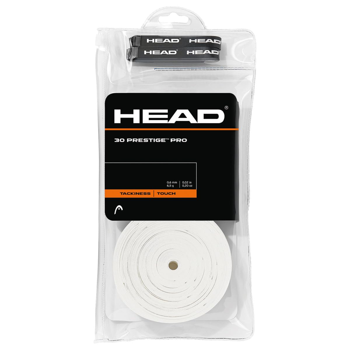 HEAD Unisex_Adult 30 Prestige Pro Grip Tape, White, standard size