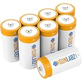 SunLabz NiCd 3000 mAh C Rechargeable Batteries Pack of 4
