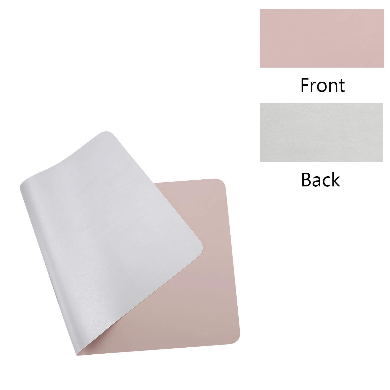 Bubm Desk Pad Protector 31 5 X 15 7 Wine Red Large Desk Mouse Pads For Office And Home Pu Leather Office Blotter Mat Multi Function And Waterproof Desk Pads Blotters Office Products