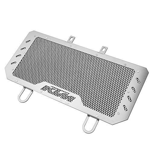 FATExpress Motorcycle Aluminum Stainless Steel Radiator Guard Grill Grille Mesh Cover Bezel Protector for 2017-2018 KTM Duke 250 390 17-18 (Black)
