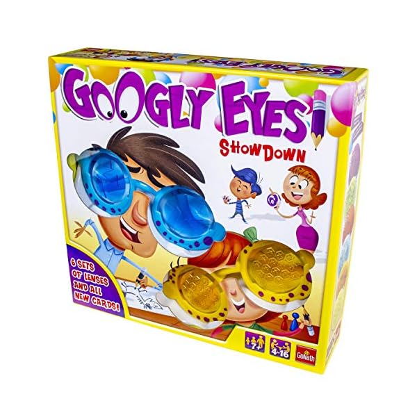 Goliath-Games-Googly-Eyes-Showdown-Vision-Distorting-Drawing-Game-Multicolor Googly Eyes Showdown: The Family Vision Distorting Drawing Game | For 4-16 Players | Ages 7+
