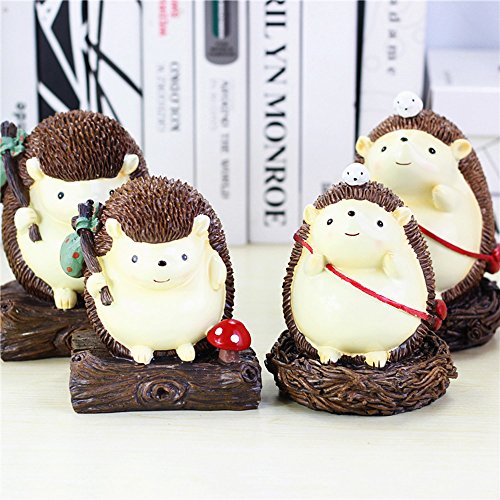 ToiM Cute Hedgehog Money Box Money Jar Money Box Piggy Bank Coin Bank , Creative Birthday Gift Desktop Decoration Crafts (Stump)
