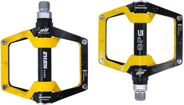 yellow mtb pedals