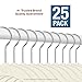 Closet Complete Baby Velvet Hangers, Premium Quality, True-Heavyweight, Virtually-UNBREAKABLE, Ultra-Thin, Space Saving No-Slip, Perfect Size for Babies 0-48 months 360° SPIN, Chrome Hooks, Pink, 25 pc