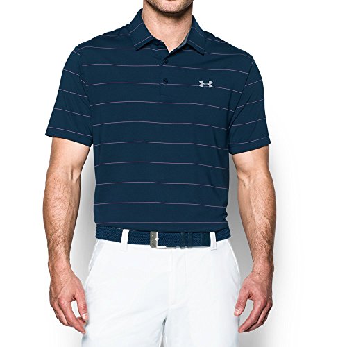 Under Armour Men's Playoff Polo, Academy (421)/Steel, Small