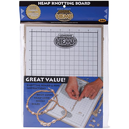 Toner Hemp Knotting Board, 11 by 8.625 by 0.5-Inch