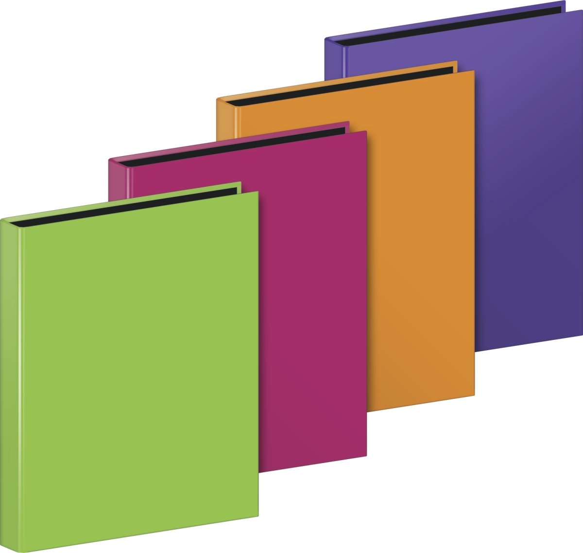 Baier & Schneider - Binder, Trend Ring book presentation notebook, 2-ring break mechanism, 17 mm, A4