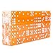 Brybelly 50 or 100 Pack of Bulk Six Sided Dice|D6 Standard 16mm|Great for Board Games, Casino Games & Tabletop RPGs| Orange- 100 Count