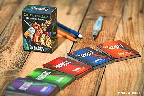 image for Createures WHAT TO DRAW? Millions of drawing ideas! Illustrated prompt