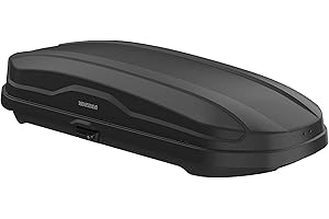 Yakima Rooftop Cargo Carrier, Hard Top Shell Box with SKS Lock, SkyBox NX LG, Black - Heavy-Duty Vehicle Storage Accessories for Travel and Camping