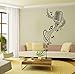 BIBITIME Classroom Vinyl Decal Music Karaoke Microphone Wall Art Musical Notes Vinyl Sticker for KTV Bar Background PVC Decorations M:22.44