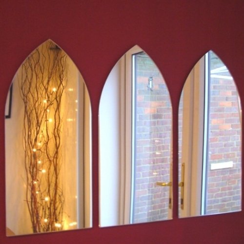 Super Cool Creations Gothic Arch Mirror - SET OF THREE 45 x 20cm each