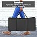 Giantex Portable & Foldable Manicure Nail Table Station, Nails Desk Spa Beauty Salon Technician Equipment w/Wrist Pad&Large Drawer, Free Carrying Case, Nail Workstation 27 Inches Height, Black