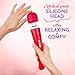 Cordless Magic Massager Wand with Storage Case Original by OOSHA | 8 Speeds & 20 Vibrator Patterns | Handheld Therapeutic Body Massage Tool | Powerful Vibration | USB Rechargeable