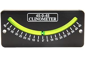 Marine Inclinometer for Sailboats and Yachts, Portable Boat Clinometer with High-Resolution Display for Slope Measurement on 