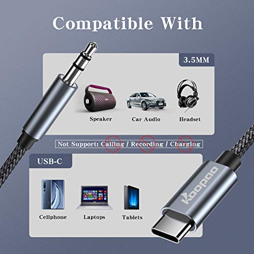 5 KOOPAO+Adapter+Headphone+Stereo+Compatible