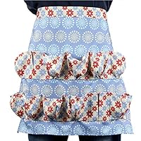 Hoocozi Egg Gathering Apron Egg Holder, 12 Pockets Apron for Collecting Hense Eggs, Duck/Teal/Goose/Chicken Egg(Dandelion)